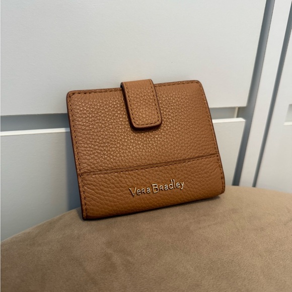 Vera Bradley Tan Leather Wallet - Picture 1 of 3